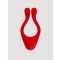 Beauments Doppio Powerful Couples Vibrator, Red - Amorana