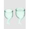 Satisfyer Feel Secure Menstrual Cup Set Menstruationstasse, Green - Amorana