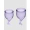 Satisfyer Feel Secure Menstrual Cup Set Menstruationstasse, Lilac - Amorana