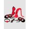 Bondage Boutique Red Hot Passion Soft Bondage Kit - Amorana