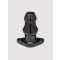Perfect-Fit Double Tunnel Medium Anal plug, Black - Amorana