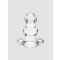 Perfect-Fit Double Tunnel Medium Anal plug, Transparently - Amorana
