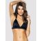 PHAX Color Mix Halter Black Bikini top, XS - Amorana