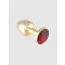 Rimba Buttplug Small Anal plug, Red - Amorana