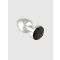 Rimba Small Stainless Steel Anal Plug, Black - Amorana