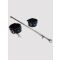 Rouge Leg Spreader Bar Cuffs - Amorana