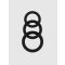 Sono No 25 Classic penis ring, Black - Amorana