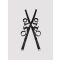 Steamy-Shades Over The Door Cross Handcuffs - Amorana