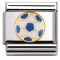 Nomination Blue Football Charm - Stainless Steel