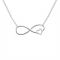 Argento Silver Infinity Heart Necklace