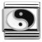 Nomination Silver Yin Yang Charm - Stainless Steel