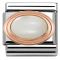Nomination Rose Gold Mother of Pearl Charm - Stainless Steel