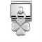 Nomination Silver Hanging Four Leaf Clover Charm
