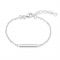 Argento Recycled Silver Bar Bracelet - 20cm