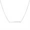 Argento Silver Bar Necklace