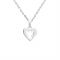 Argento Openwork Angel Heart Necklace - Adjustable