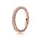 Pandora Rose Gold Hearts of Pandora Ring - 48
