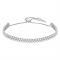 Swarovski Subtle Rhodium Bracelet - Silver