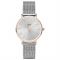 CLUSE Minuit Rose Gold & Silver Mesh Watch - Rose Gold & Silver