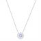 Swarovski Dancing Crystal Blue Necklace - 38cm