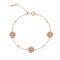 Olivia Burton Rose Gold Daisy Chain Bracelet