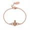 Vivienne Westwood Mini Bas Relief Rose Gold Bracelet - Rose Gold