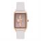 Olivia Burton 3D Bee Blush & Rose Gold Rectangular Watch - Rose Gold