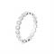 Argento Silver Crystal Circle Ring - 50
