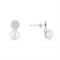 Argento Sparkling Pearl Stud Earrings