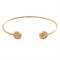 Olivia Burton Flower Show Daisy Open Ended Gold Bangle - Gold