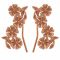 Olivia Burton Lace Detail Crawler Rose Gold Earrings