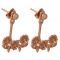 Olivia Burton Lace Detail Rose Gold Jacket Earrings