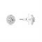 August Woods Silver Crystal Circle Earrings