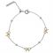 Olivia Burton Vintage Bow and Ball Silver & Gold Bracelet