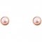 Ted Baker Sinaa Pearl & Rose Gold Stud Earrings