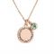 Karma August Birthstone Rose Gold Necklace
