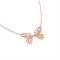 Olivia Burton Butterfly Wing Rose Gold Necklace