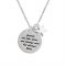Karma Silver Friendship Necklace - Silver