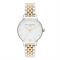 Olivia Burton Midi White Dial Gold & Silver Watch