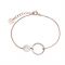 CLUSE Idylle Rose Gold Marble Chain Bracelet