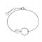 CLUSE Idylle Silver Marble Hexagon Chain Bracelet