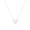 Argento Silver Claddagh Heart Necklace - 45cm