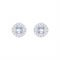 Swarovski Angelic Square Blue Earrings - Silver