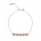 Olivia Burton Flower Show Silver & Rose Gold Rope Bracelet