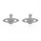 Vivienne Westwood Mini Bas Silver Earrings - Silver