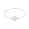 August Woods Silver Crystal B Initial Bangle - Assorted