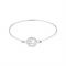 August Woods Silver Crystal D Initial Bangle - Assorted