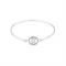 August Woods Silver Crystal G Initial Bangle - Assorted