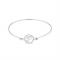 August Woods Silver Crystal P Initial Bangle - Assorted