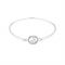 August Woods Silver Crystal S Initial Bangle - Assorted